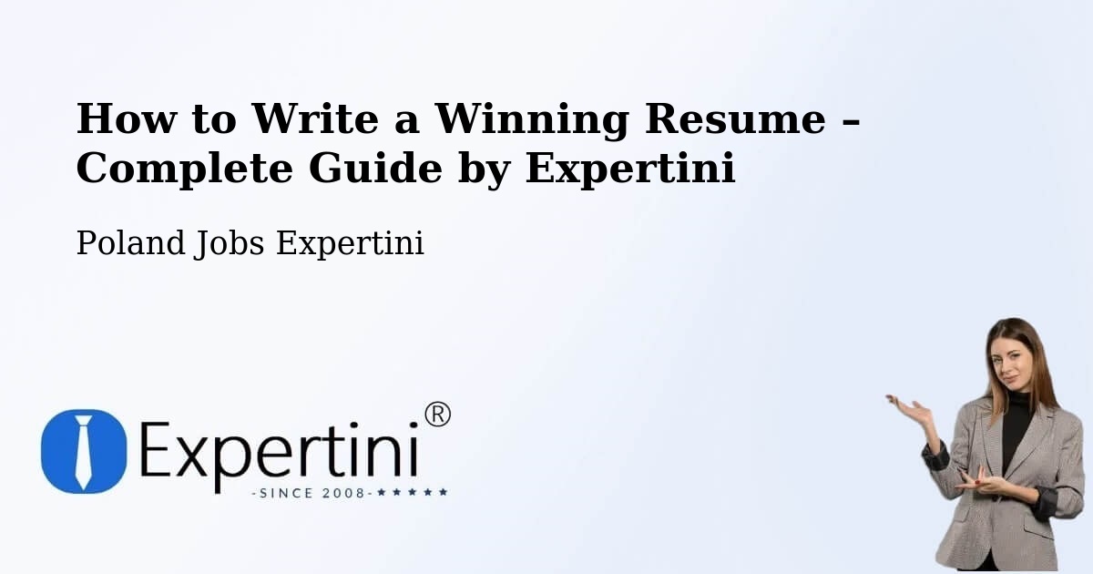 Resume Writing Guide for Job Seekers – Chodzież - Chodzież, Poland Jobs Expertini
